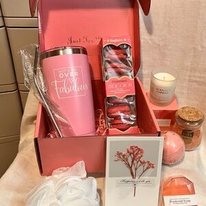 Just For You Pink Bath and Relax Boxed Bundle